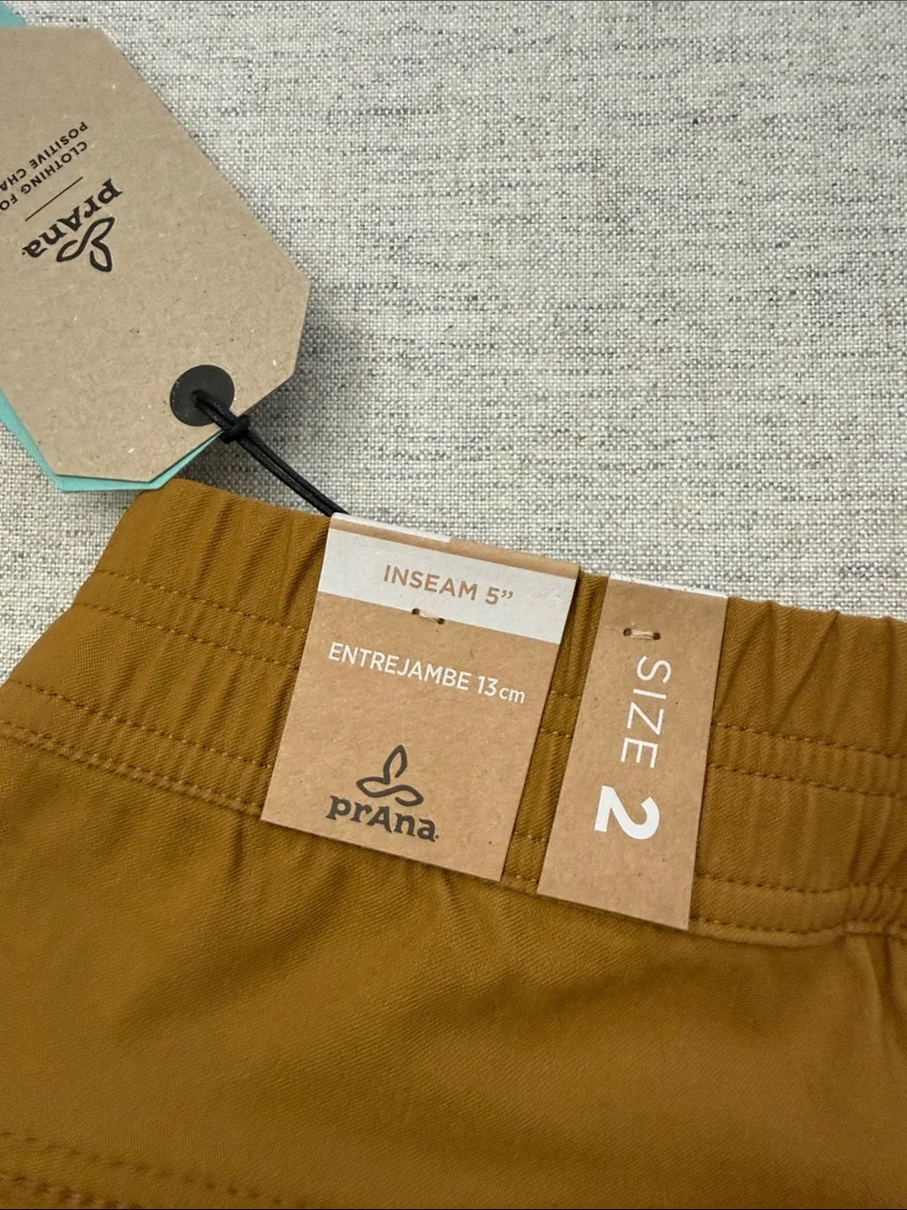 Prana Women's Casual Pull-On Shorts in Brown - Picture 4 of 4